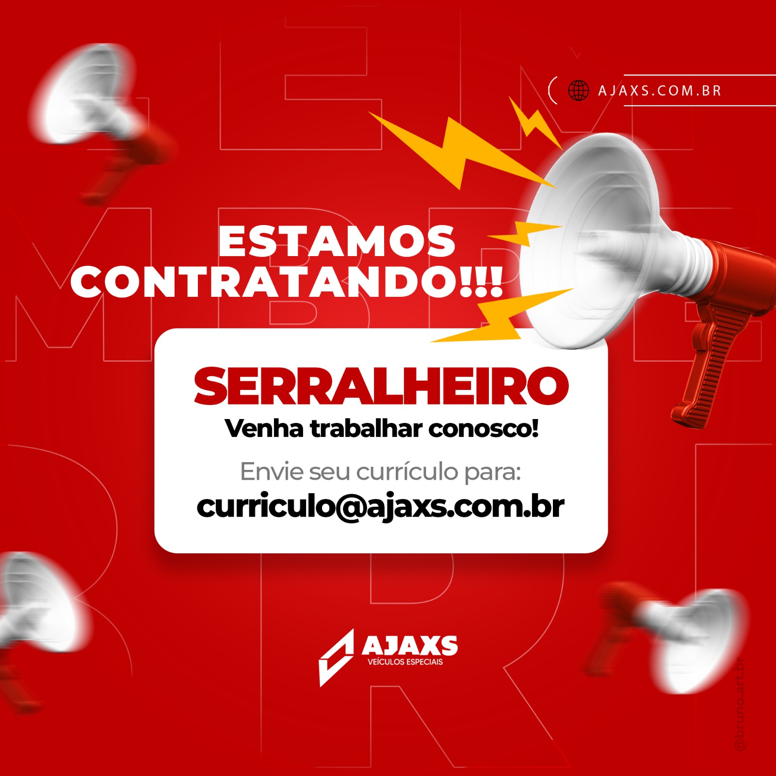 estamos contratando serralheiro ajaxs