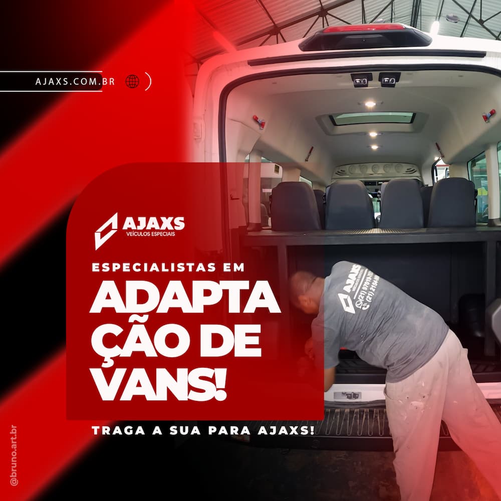 Especialistas em Adaptação de Vans! - AJAXS - Adaptação e Transformação de  veículos especiais​