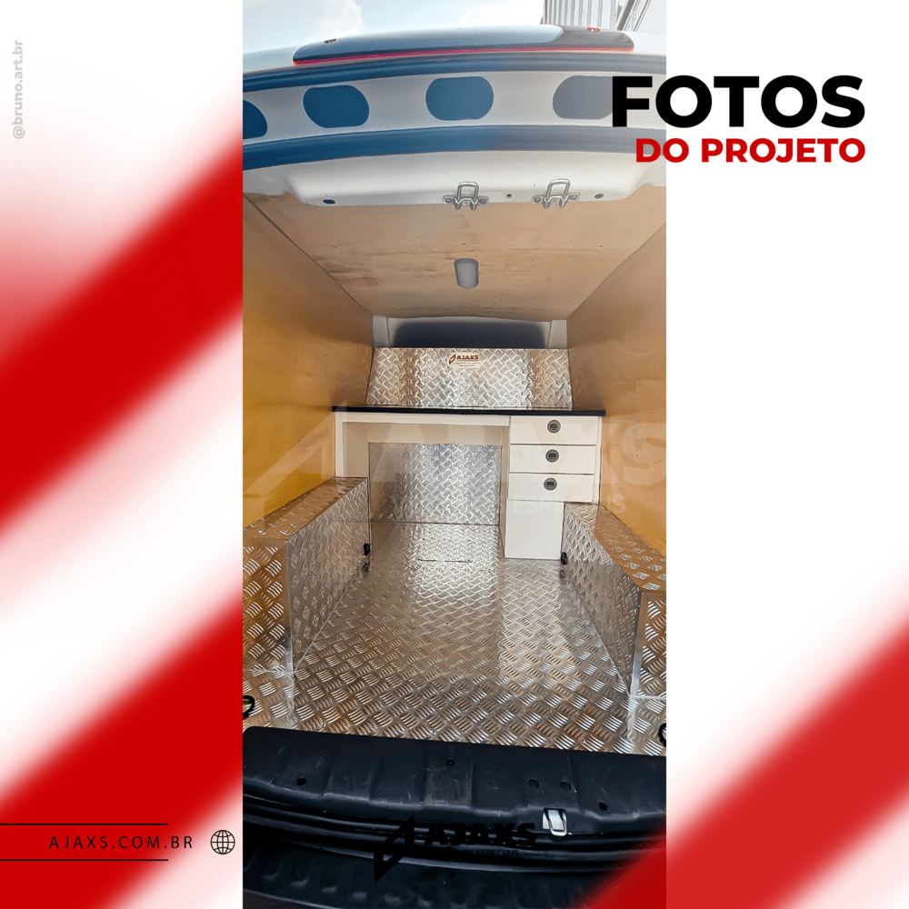 Projeto entregue Fiat Fiorino Oficina Móvel