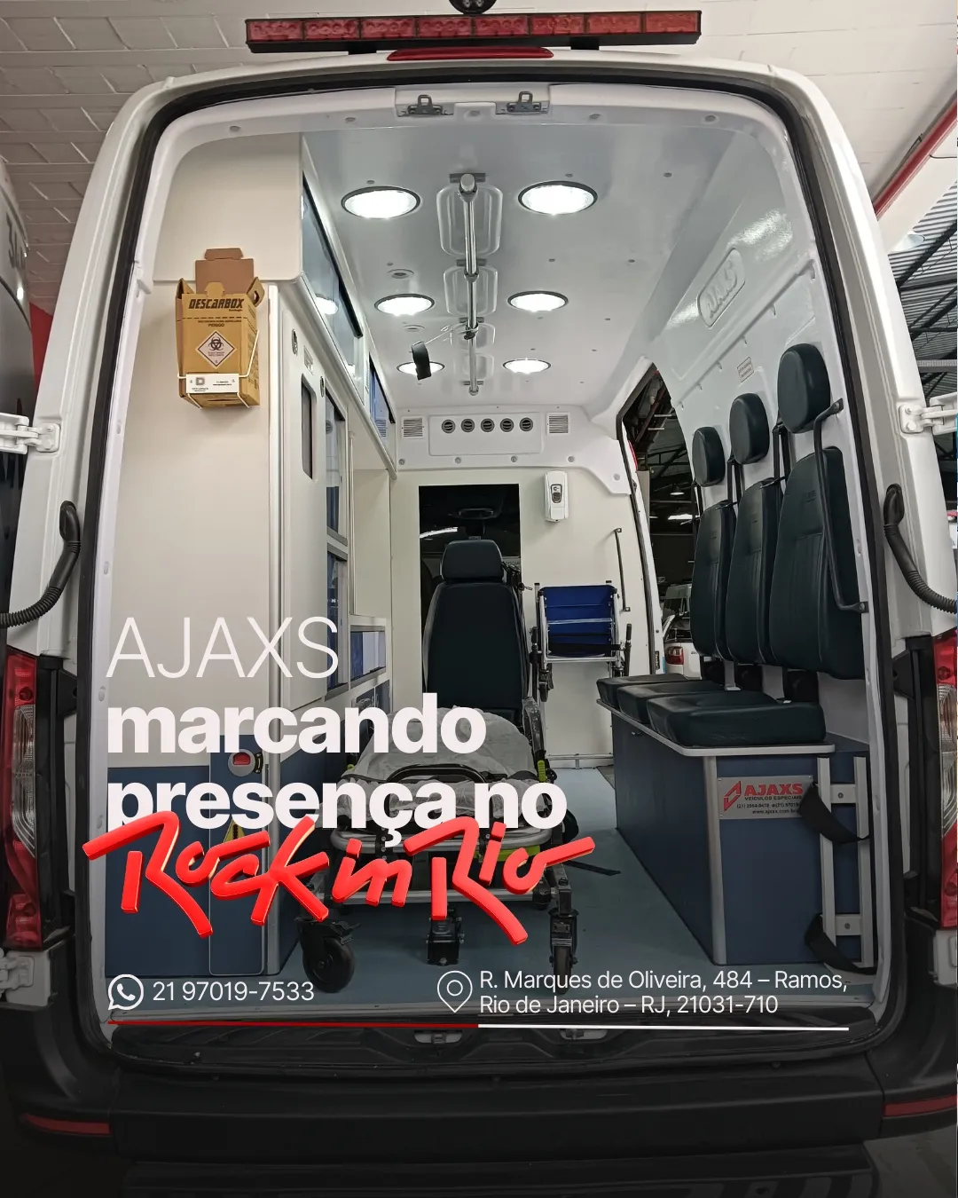 AJAXS marcando presença no Rock in Rio